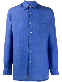 Canali рубашка с заостренным воротником