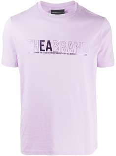 Emporio Armani graphic-print crew neck T-shirt