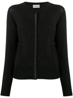 Moncler кардиган с круглым вырезом и заклепками