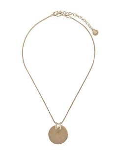 Goossens позолоченное колье Boucle с медальоном