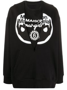 Mm6 Maison Margiela толстовка с логотипом