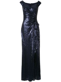 Tadashi Shoji платье с пайетками и запахом