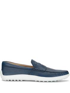 Tods лоферы с контрастной подошвой Tod`S