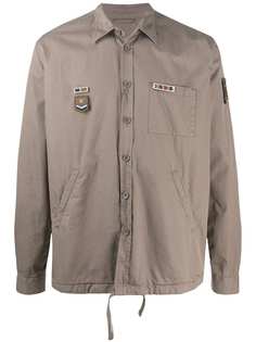 Herno appliqué detail shirt jacket