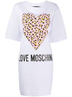 Love Moschino платье-футболка с принтом