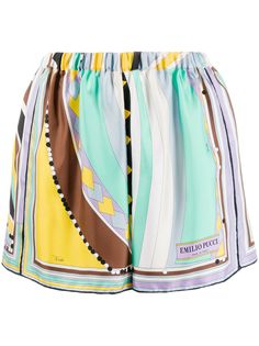 Emilio Pucci шорты с графичным принтом