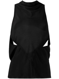 Rick Owens блузка с вырезами