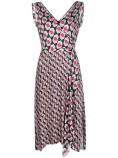 DVF Diane von Furstenberg платье с запахом и геометричным принтом