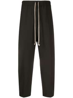 Rick Owens спортивные брюки с низким шаговым швом