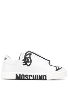 Moschino декорированные кроссовки