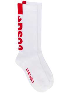 Dsquared2 носки вязки интарсия с логотипом