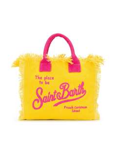 Mc2 Saint Barth Kids пляжная сумка с вышивкой
