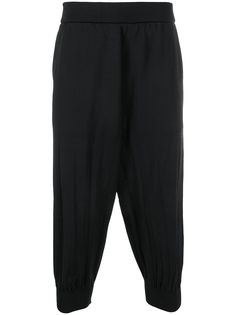 Issey Miyake technical pleat cropped track pants