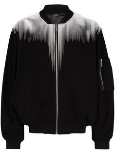 MARCELO BURLON COUNTY OF MILAN куртку-бомбер с графичным принтом