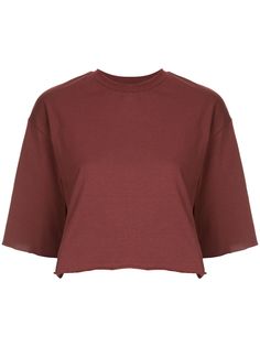 Guild Prime raw hem cropped T-shirt