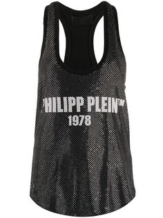 Philipp Plein декорированный топ