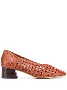 Miista плетеные туфли-лодочки Arethusa на блочном каблуке