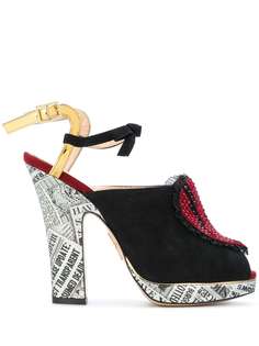 Charlotte Olympia декорированные босоножки