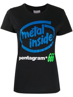 Ashley Williams футболка с круглым вырезом и принтом Metal Inside