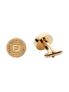 Fendi embossed logo cufflinks