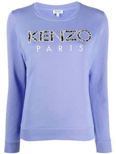 Kenzo logo embroidered sweatshirt