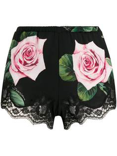 Dolce & Gabbana шорты с цветочным принтом