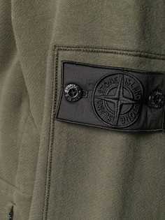 Stone Island Shadow Project embroidered concealed pocket sweatshirt