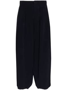 Yohji Yamamoto укороченные брюки Sarouel