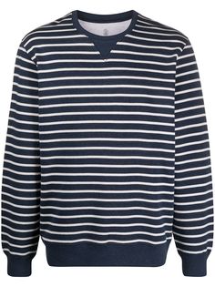 Brunello Cucinelli толстовка в полоску
