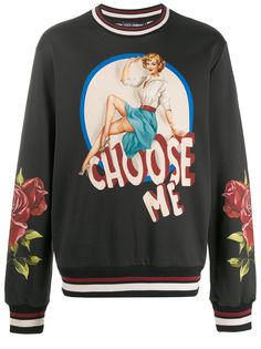 Dolce & Gabbana толстовка с графичным принтом