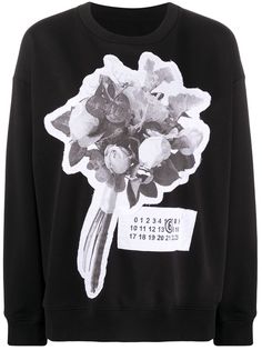Mm6 Maison Margiela толстовка с нашивкой