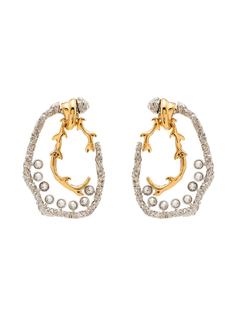 Chloé двухцветные серьги Bonnie