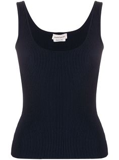 Alexander McQueen топ в рубчик