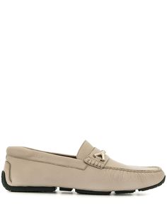 Bally woven-strap loafers