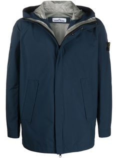 Stone Island куртка Goretex с нашивкой-логотипом