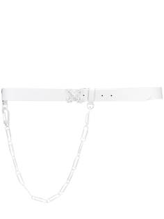 Off-White hanging chain belt