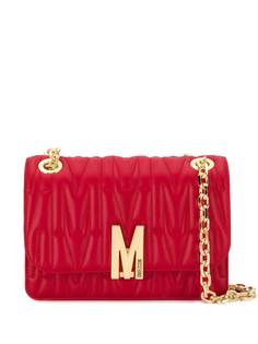 Moschino стеганая сумка на плечо