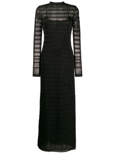M Missoni комбинированное платье макси