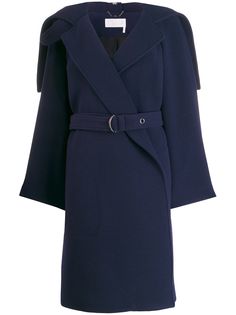 Chloé wrap-front belted coat