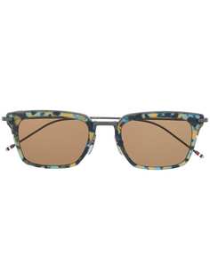 Thom Browne Eyewear солнцезащитные очки черепаховой расцветки