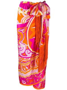 Emilio Pucci юбка с завышенной талией и принтом