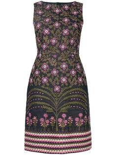 Giambattista Valli платье-футляр с цветочной вышивкой