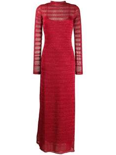 M Missoni комбинированное платье макси