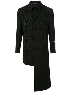 Yohji Yamamoto куртка с асимметричным подолом