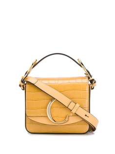 Chloé сумка через плечо с металлическим логотипом