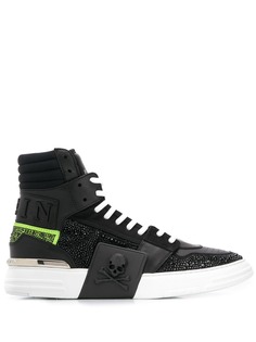 Philipp Plein высокие кеды с логотипом