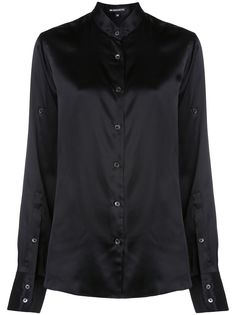 Ann Demeulemeester блузка с воротником-стойкой