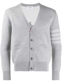 Thom Browne кардиган вязки интарсия с V-образным вырезом