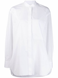 Jil Sander рубашка оверсайз с накладным карманом
