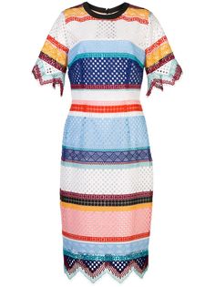 Carolina Herrera платье в полоску